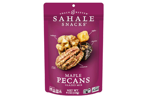 Sahale Snacks Maple Pecans Glazed Mix, Gluten-Free Snack, 4-Ounce Bag